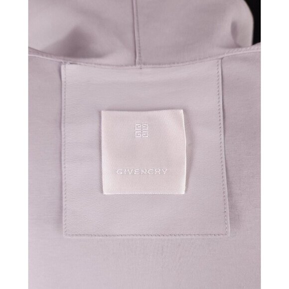 Givenchy Lambskin Leather Hoodie in Gray Size 50 US 40 M New $3985 - Picture 13 of 15